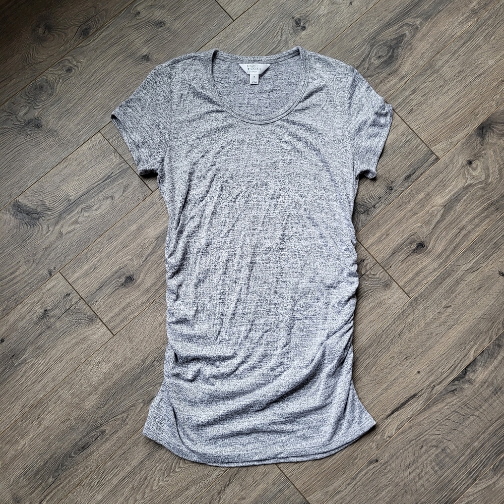 Market & Spruce Maternity Tunic Top Gray {Medium}